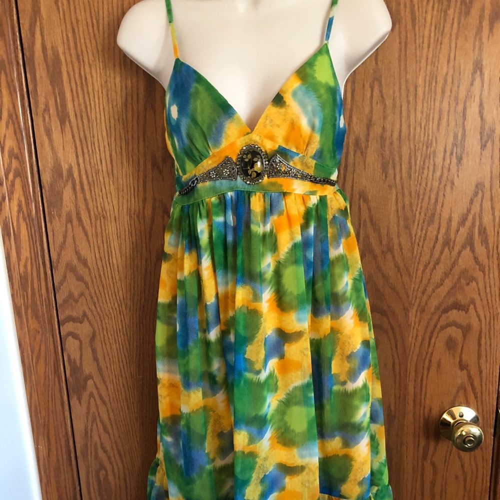 Love & Love Spaghetti Strap Floral Sundress Sz S